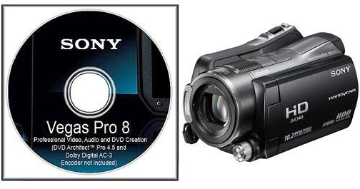 Sony HDRSR12 HD Camcorder & Vegas Pro 8 Bundle Kit HDRSR12VBDL