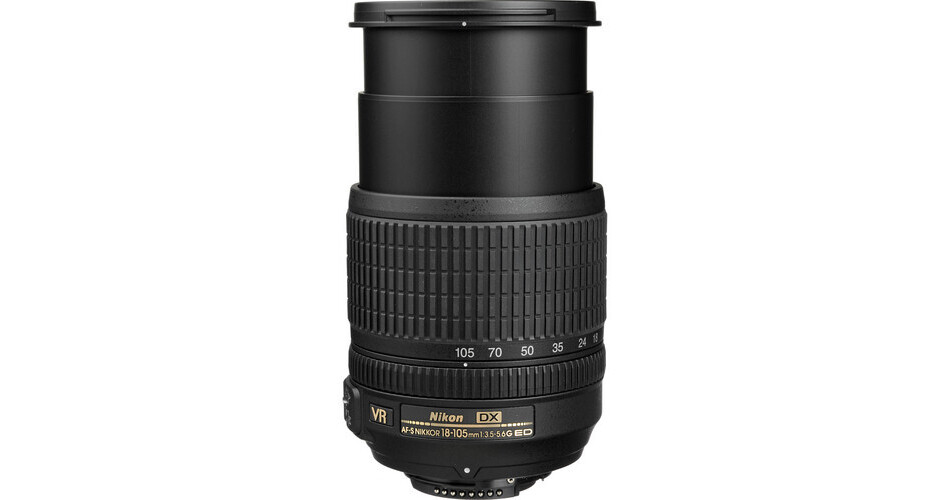 Nikon AF-S DX NIKKOR 18-105mm f/3.5-5.6G ED VR Lens 2179 B&H