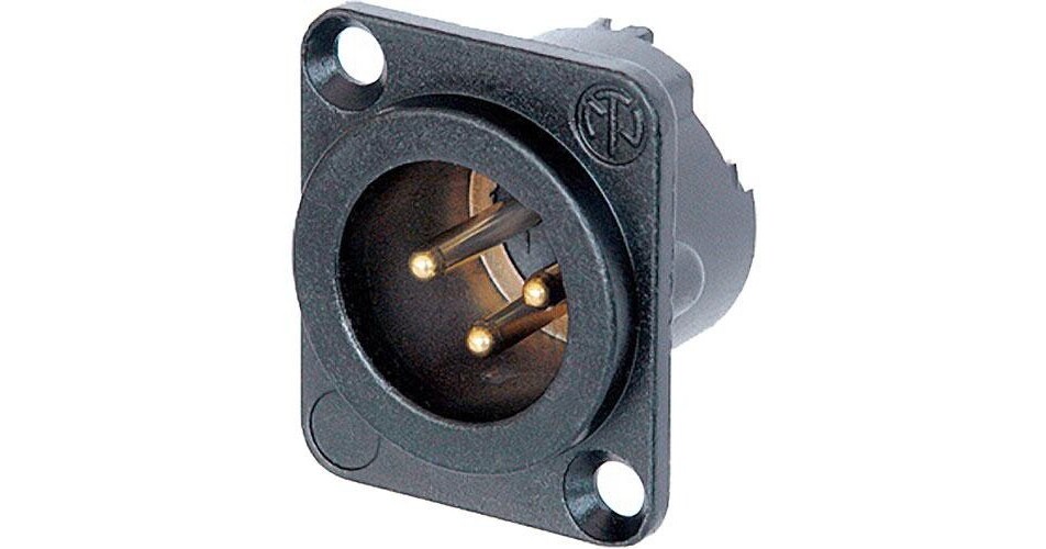 Neutrik NC3MDX-TOP Black - Connettore Neutrik NC3MDX-TOP Black - Connettore