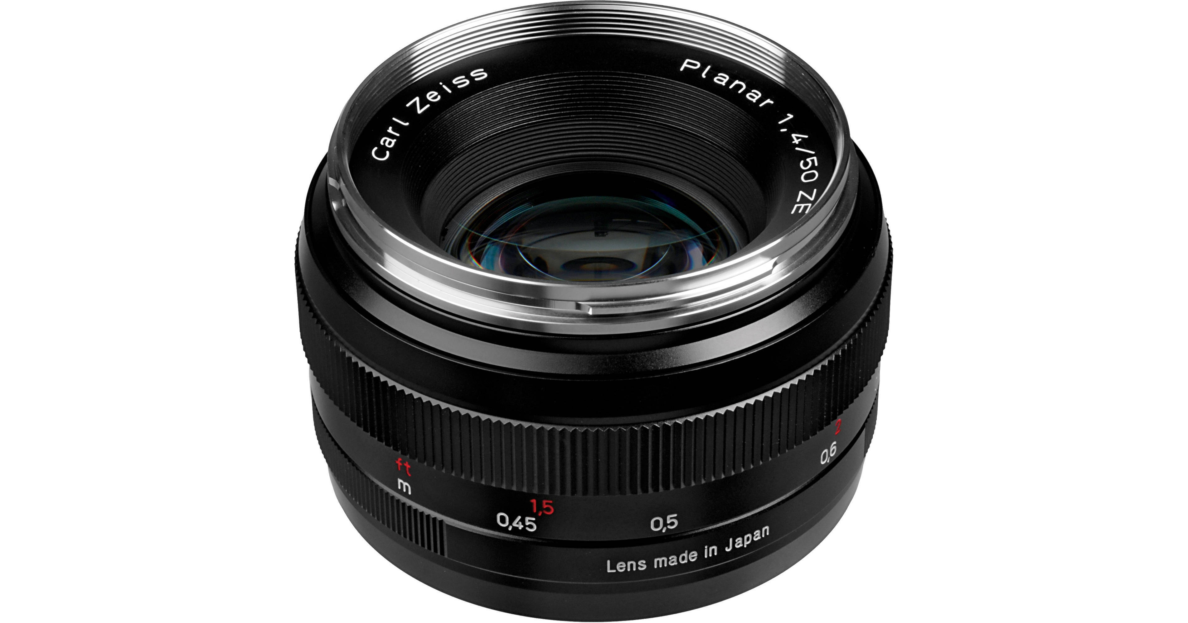 ZEISS Planar T* 50mm f/1.4 ZE Lens for Canon EF 1677-817 B&H