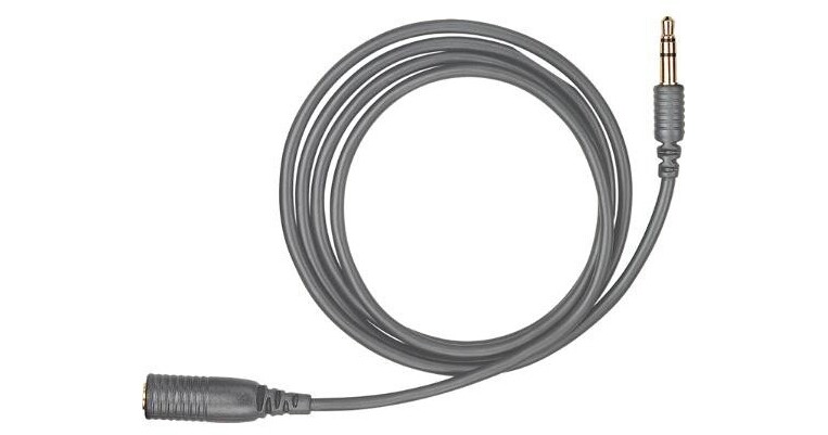 Shure 3' Headphone Extension Cable (Grey) EAC3GR B&H Photo Video