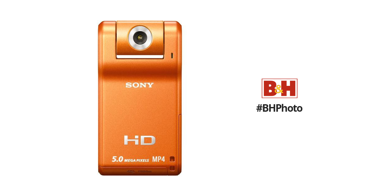 Sony MHS-PM1 Webbie HD Camera (Orange) MHSPM1/D B&H Photo Video