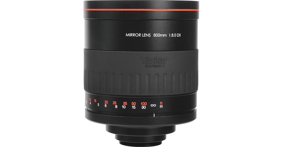 Vivitar 800mm f/8 Series 1 Manual Focus Mirror Lens 800MR B&H