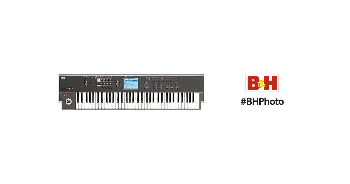 Korg M50 73-Key Synthesizer Workstation M5073 B&H Photo Video