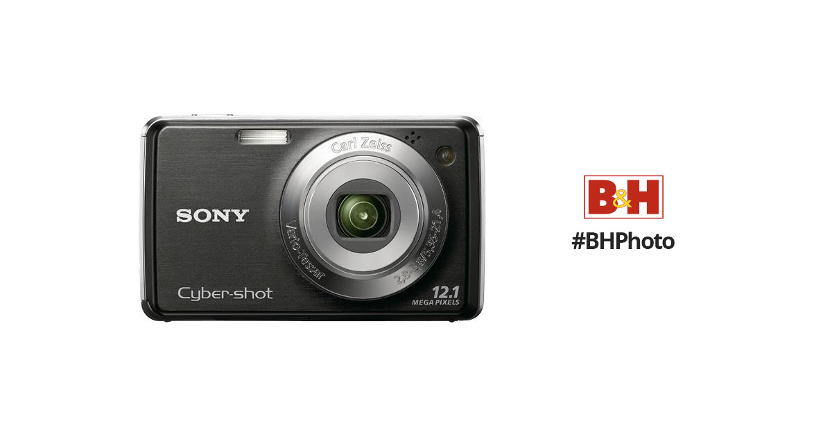 Sony Cyber-shot W220 Digital Camera (Black) DSC-W220/B B&H Photo