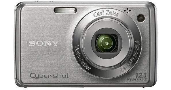 Sony Cyber-shot W220 Digital Camera (Silver) DSC-W220 B&H Photo