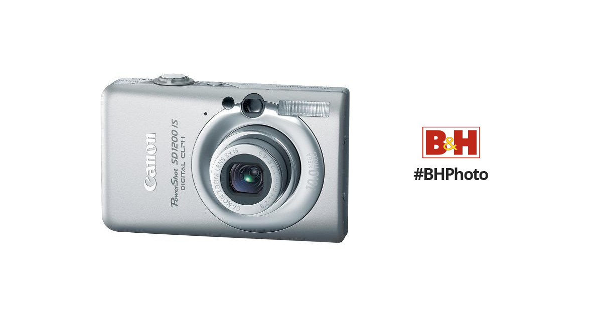 Canon PowerShot SD1200IS 10 MP Digital Camera with 3x Optical Image  Stabilized Zoom and 2.5-inch LCD (Orange)
