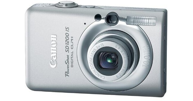 Canon PowerShot SD1200IS 10 MP Digital Camera with 3x Optical Image  Stabilized Zoom and 2.5-inch LCD (Orange)