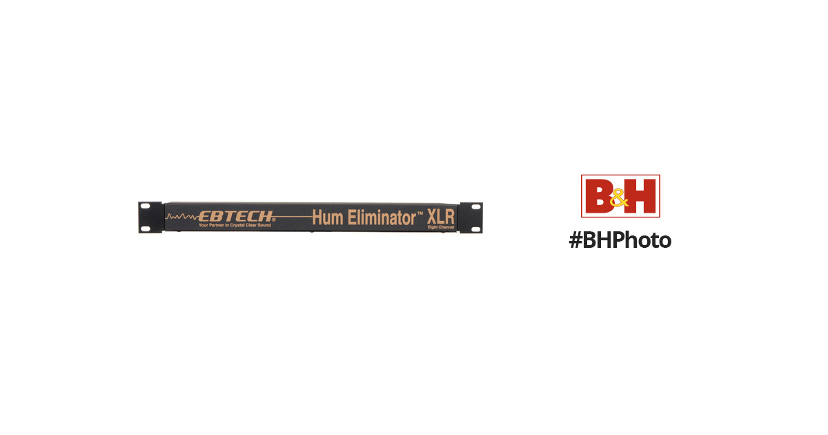 Ebtech HE-8XLR Hum Eliminator HE-8-XLR B&H Photo Video