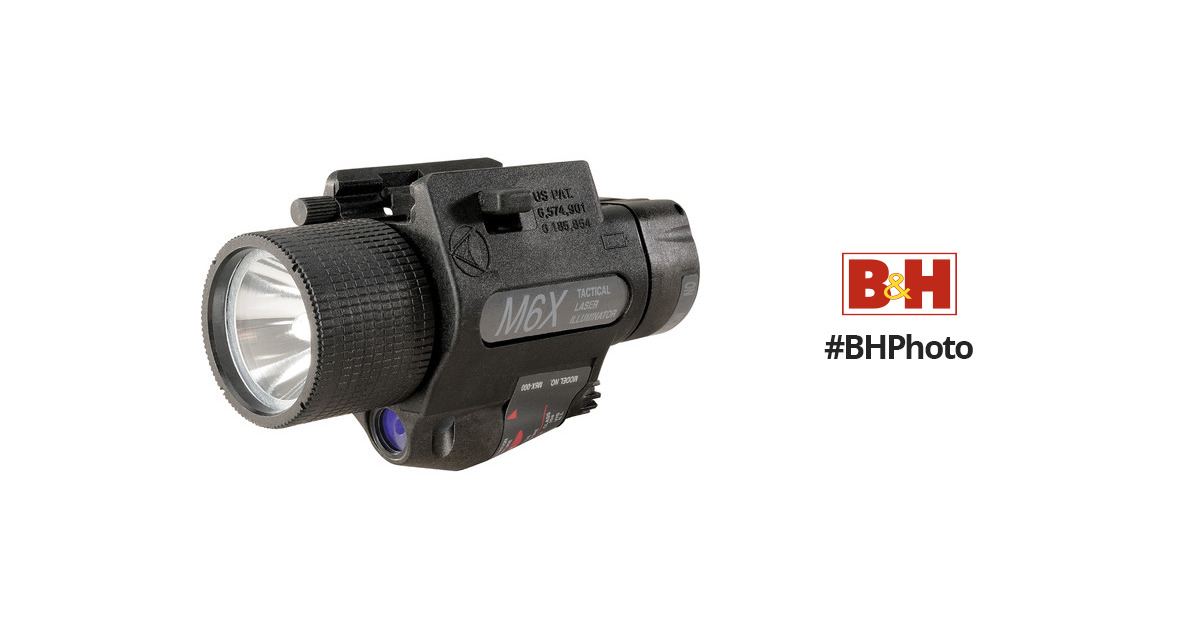 Insight M6X Tactical Laser Illuminator (Black) INS-M6X-000-A09