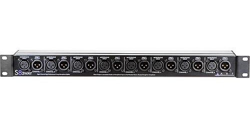 ART S8-3WAY 8-Channel 3-Way Microphone Splitter S8-3WAY B&H