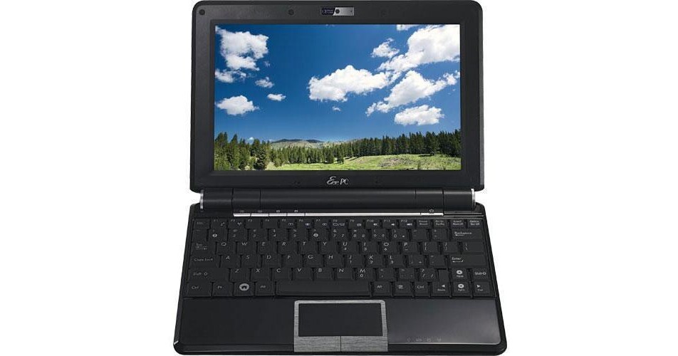 Asus Eee Pc 1000ha Netbook Computer Fine Ebony