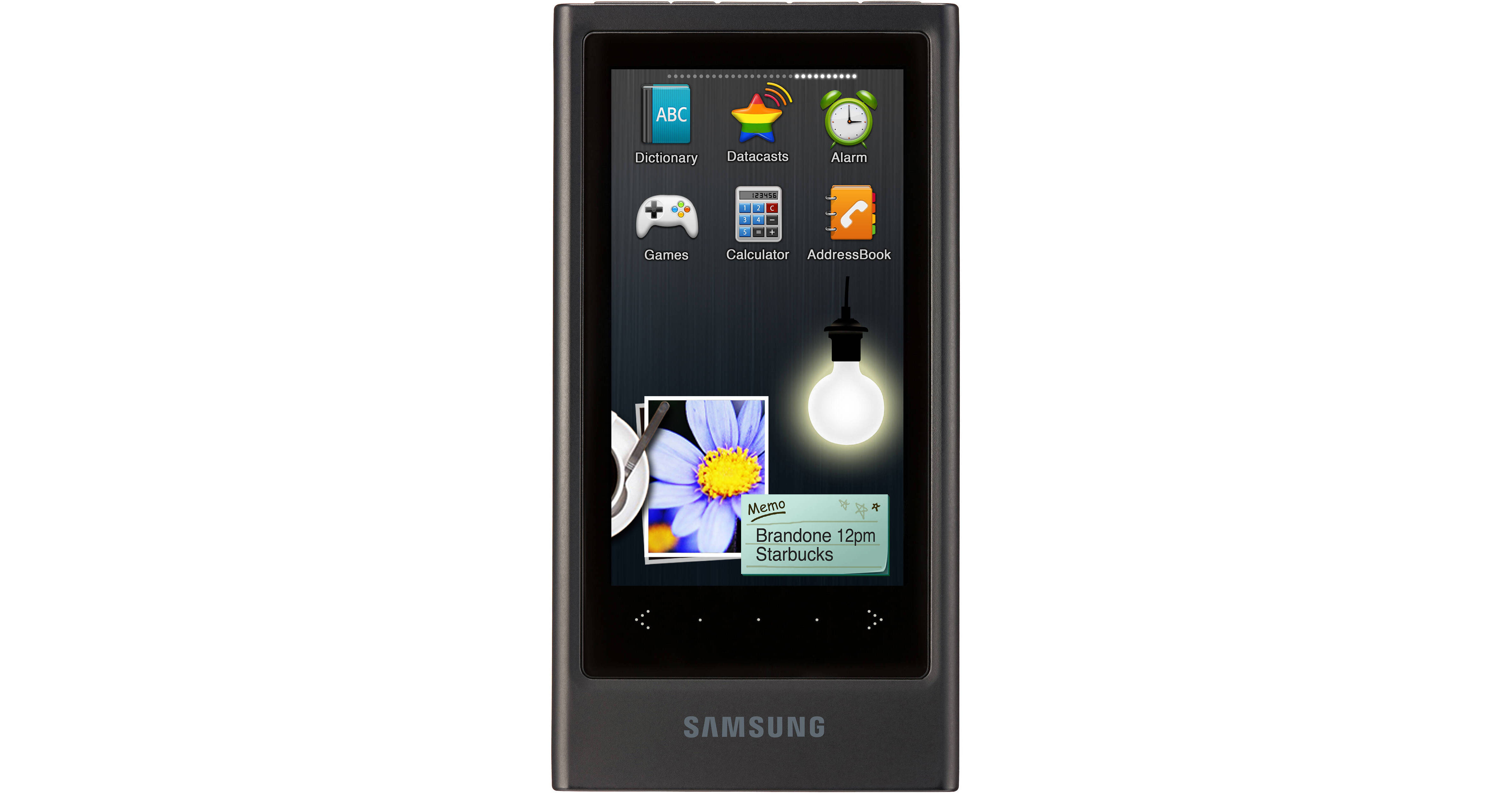 Samsung YP-P3 MP3 Player (Black) YP-P3JEB/XAA B&H Photo Video