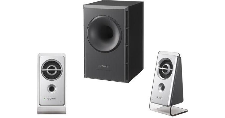 Sony SRSD21X Wall Mountable Speakers SRSD21X B&H Photo Video