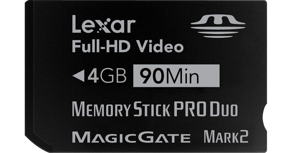 Lexar 4GB Memory Stick Pro Duo FullHD Video LMSPD4GBFSBNAHD B&H