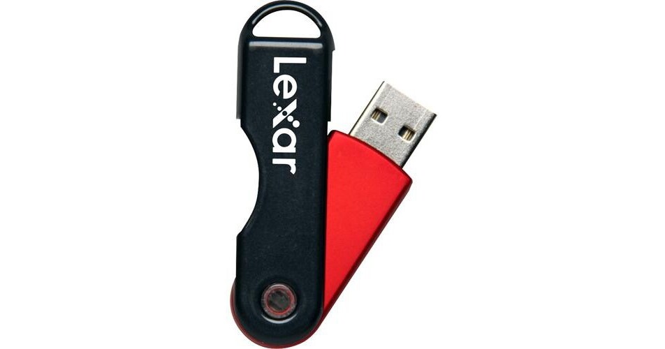 Lexar 4GB JumpDrive TwistTurn USB 2.0 Flash Drive