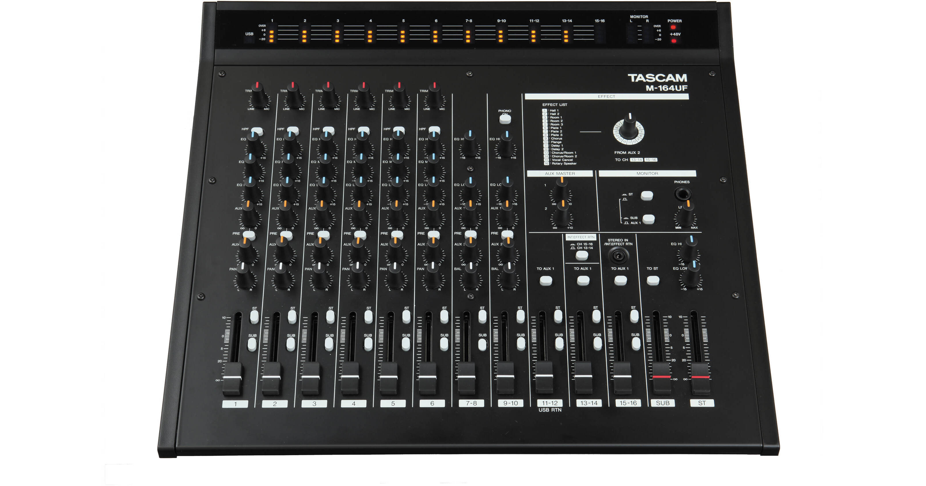 TASCAM M-164UF 16-Channel Mixing Board with Digital M-164UF B&H