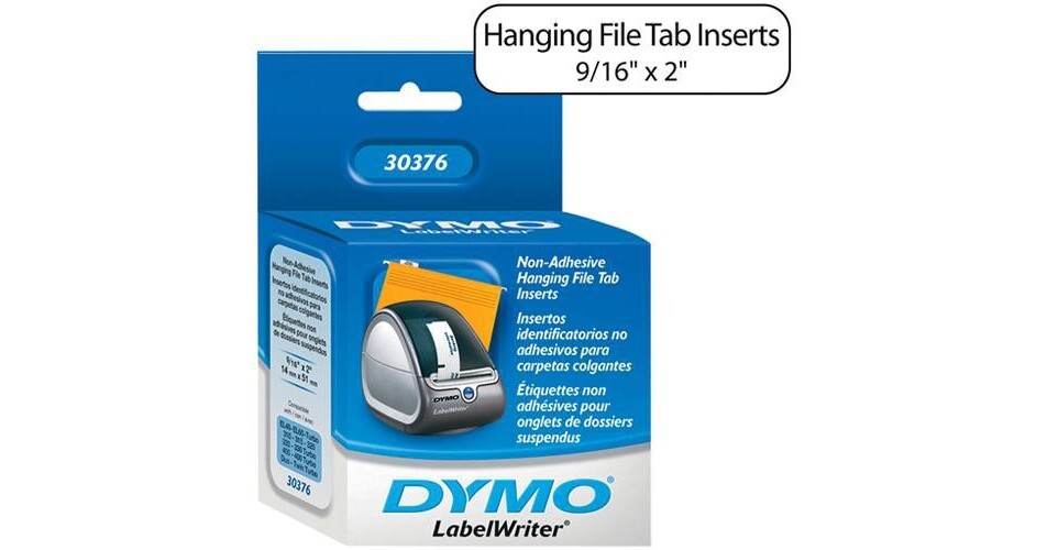 Dymo Pendaflex 1/5th Cut Hanging File Tab Inserts 30376 B&H