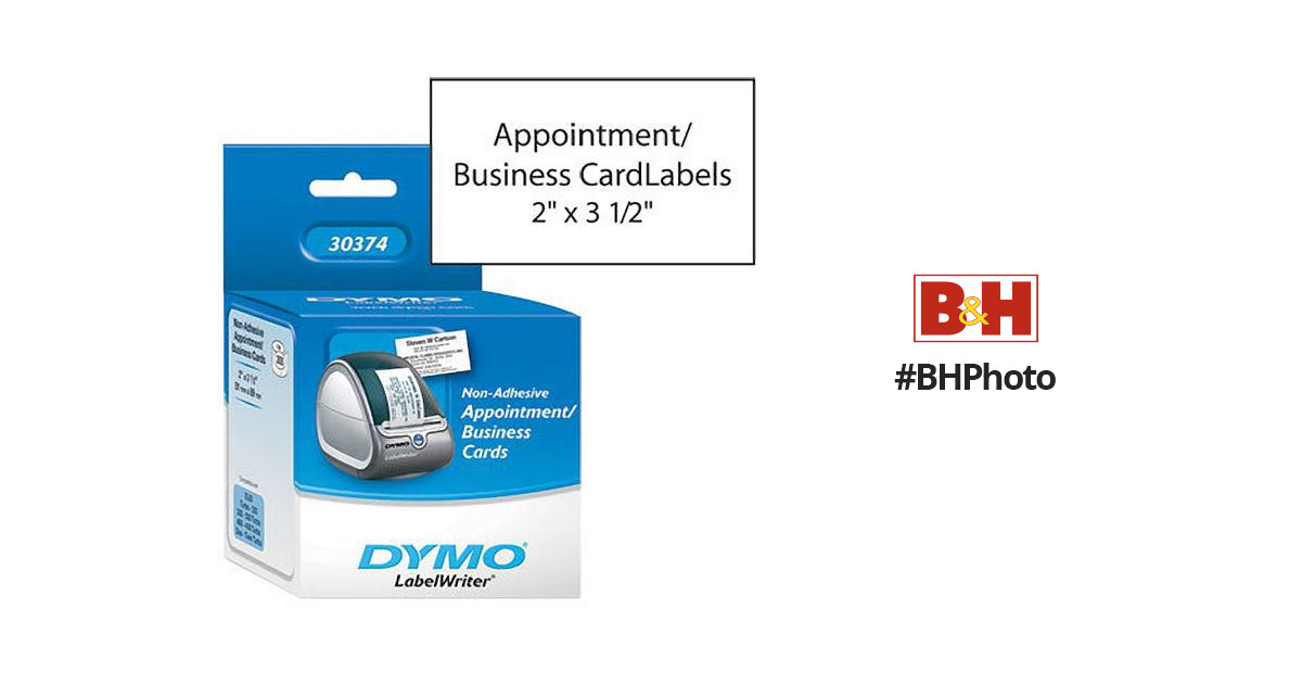  Dymo 30374 Labelwriter Business/Appointment Cards, 2