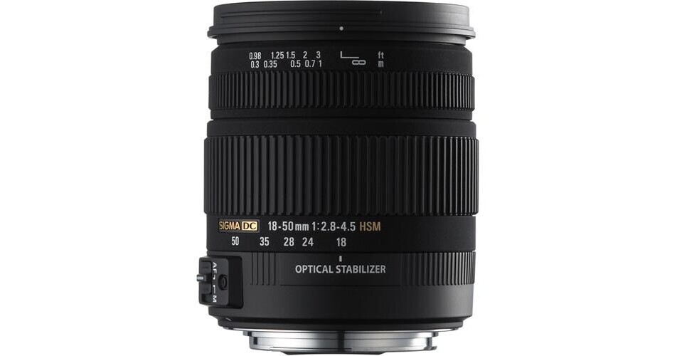 Sigma 18-50mm f/2.8-4.5 DC OS HSM Zoom For Canon D-SLRs 861101