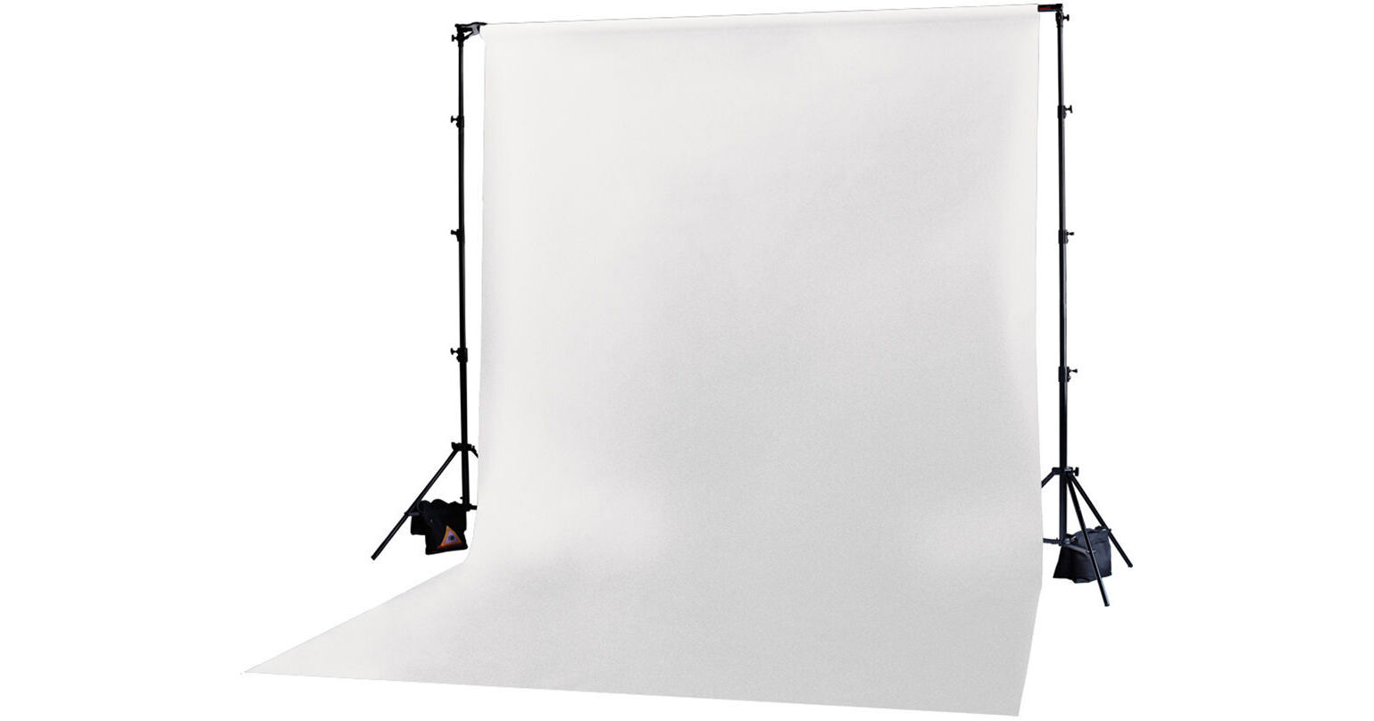 Photoflex Muslin Backdrop (White, 10 x 20') 870304 B&H Photo