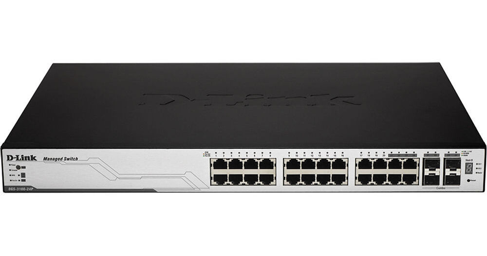 D-Link DGS-3100-24P Managed 24-Port Gigabit DGS-3100-24P B&H