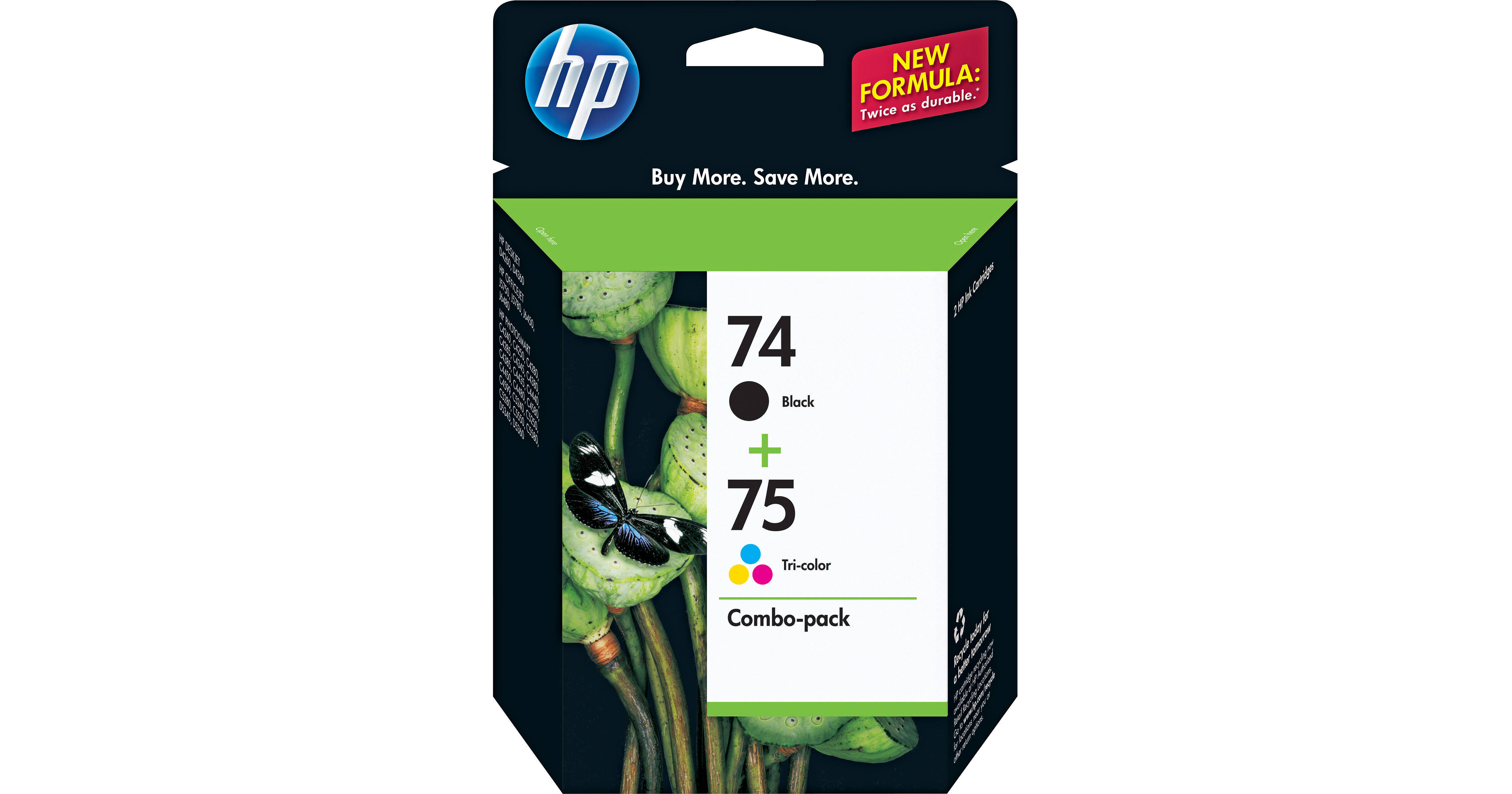 HP 74/75 Combo-pack Inkjet Print Cartridges CC659FN#140 B&H