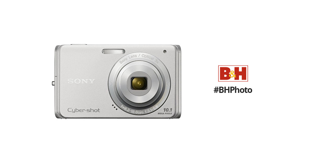 Sony Cyber-shot W180 Digital Camera (Silver) DSC-W180 B&H Photo