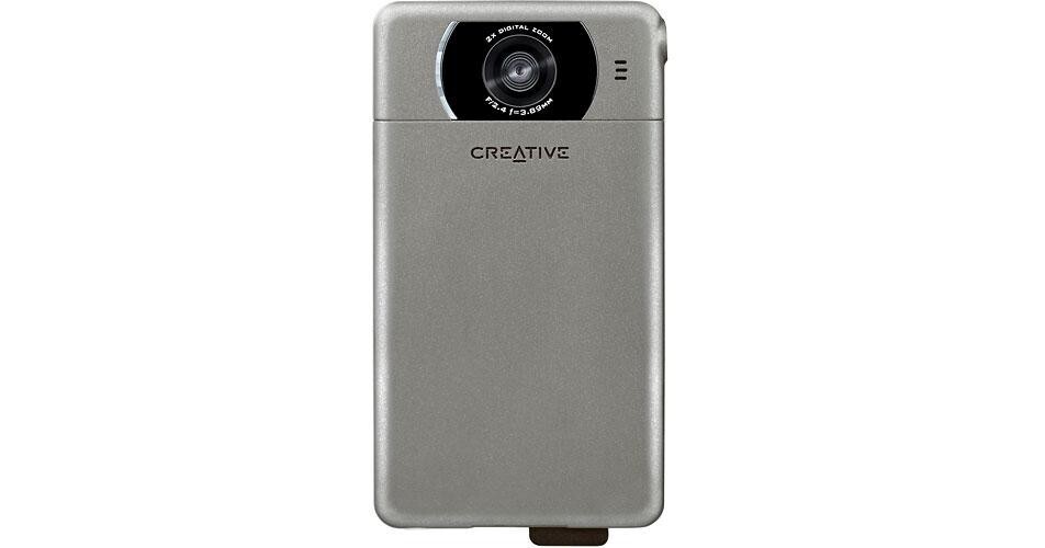 Creative Labs Vado Pocket Video Camera (Silver) 73VF05700001 B&H