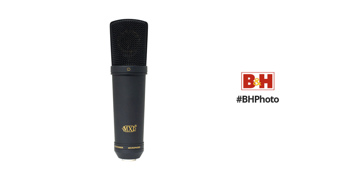 MXL 2003A Large Capsule Condenser Microphone (Black with Black Grill)