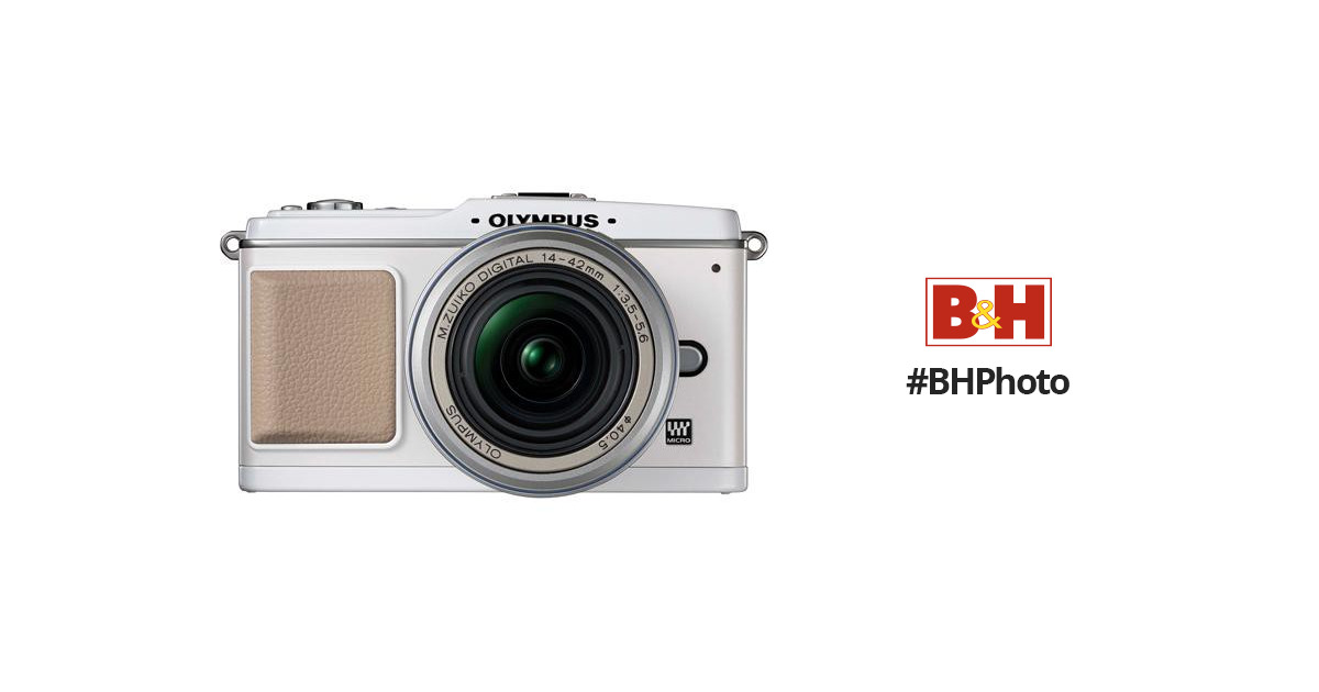 Olympus E-P1 Pen Digital Camera (White) w/ 14-42mm M.Zuiko