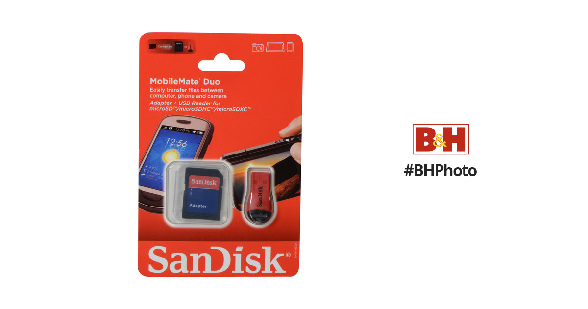 SanDisk MobileMate Duo + adaptateur