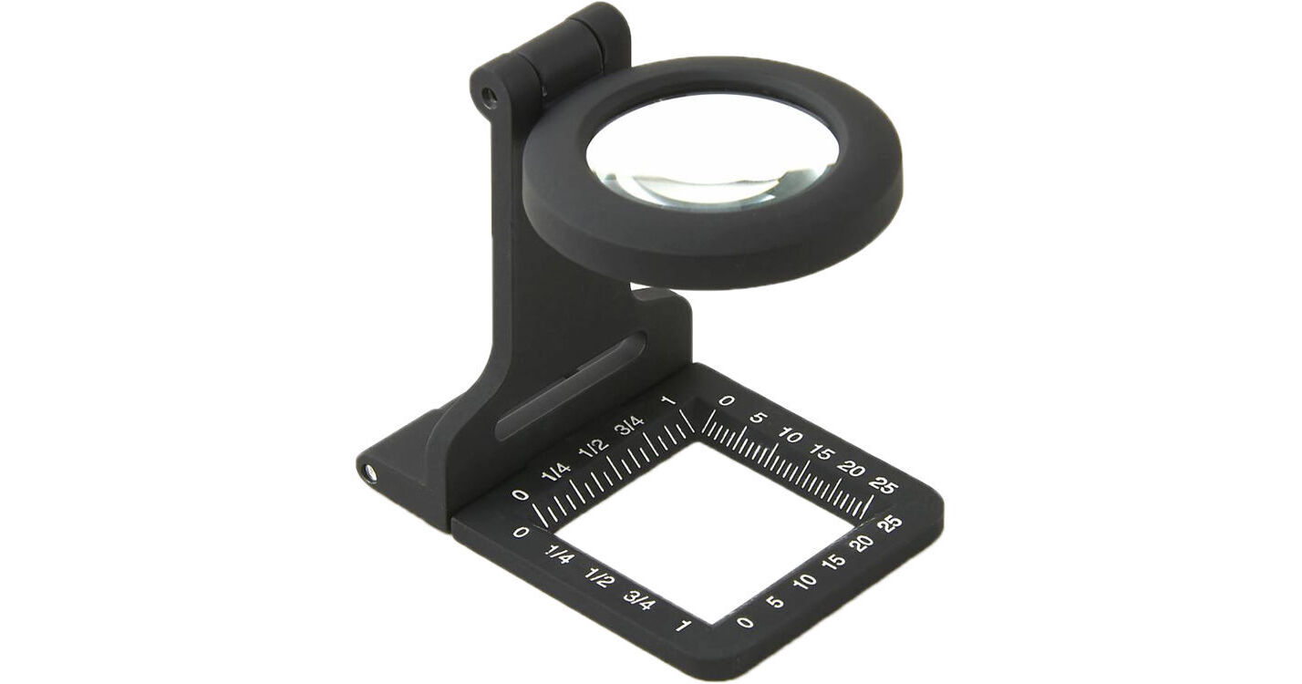 Carson Metal Linen Test Glass Loupe Magnifier - 5 x 30mm