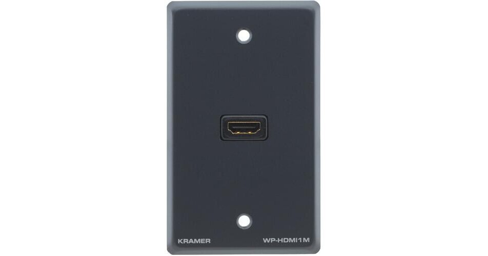 Kramer WPHDMI1M Passive Wall Plate (Gray) WPH1M(W) B&H Photo