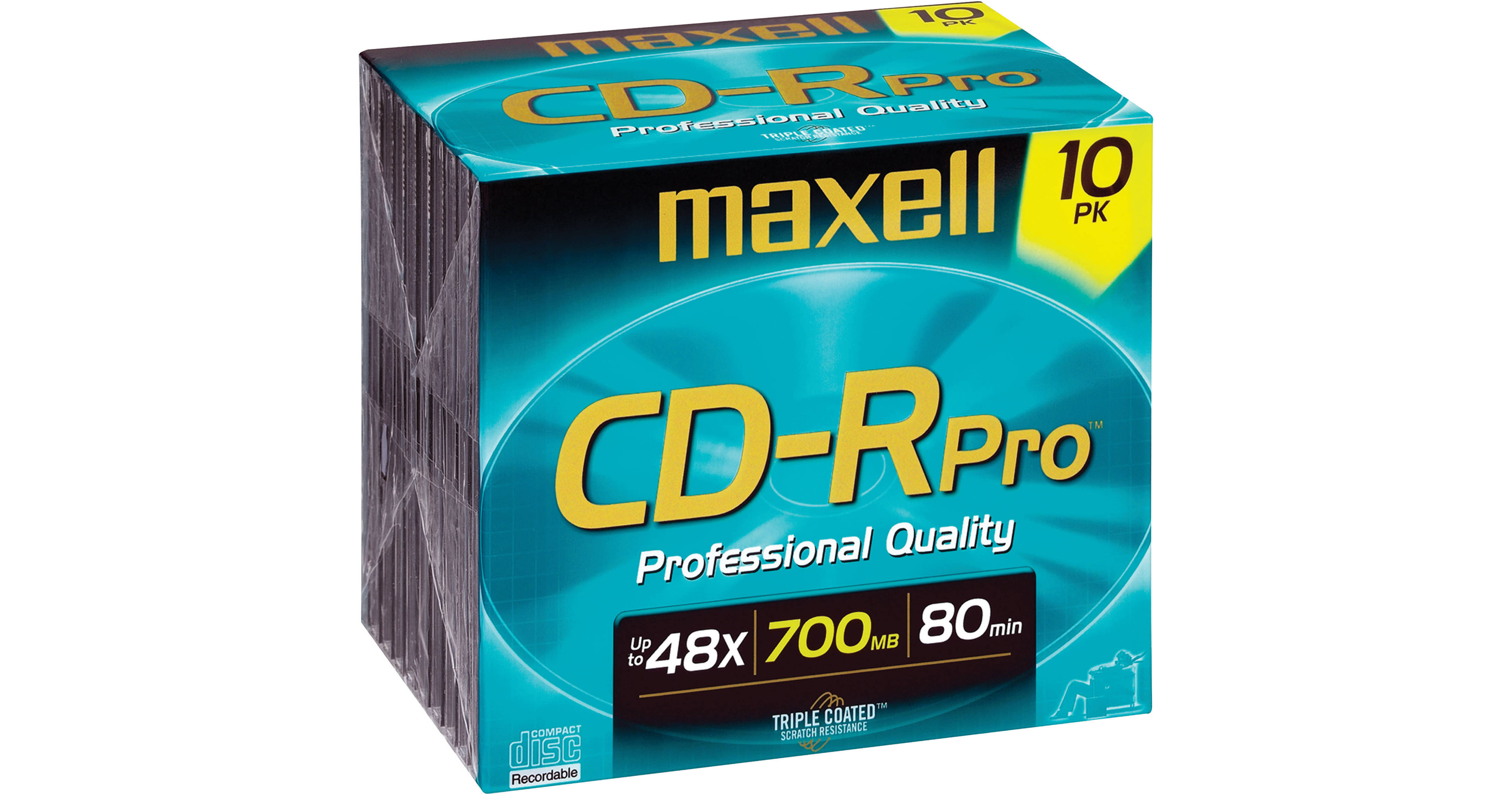 Maxell 10-Pack CD-R Pro 648208 B&H Photo Video