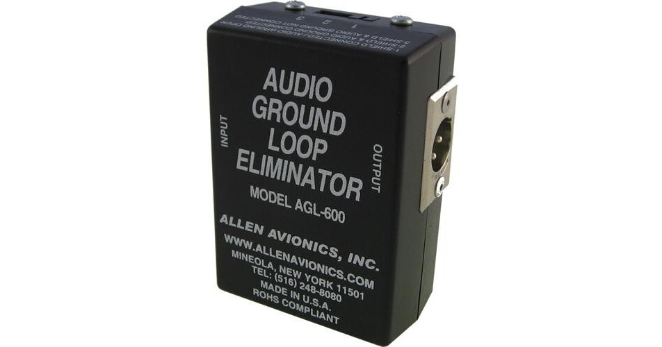 Allen Avionics AGL 600 Audio Ground Loop Isolati AGL 600 B H