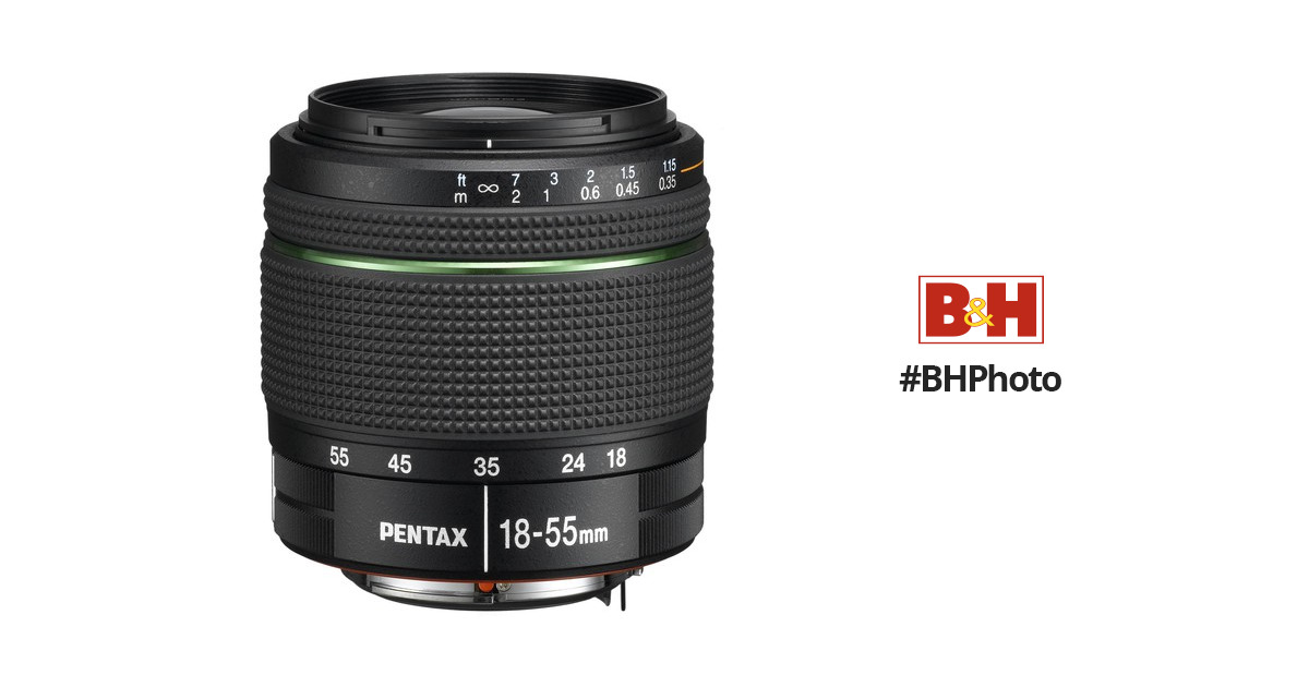 Pentax DA 18-55mm f/3.5-5.6 AL WR Zoom Lens 21880 BH Photo Video