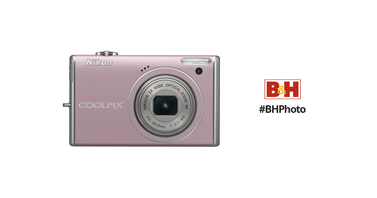 Nikon CoolPix S640 Digital Camera (Pink) 26185 B&H Photo Video