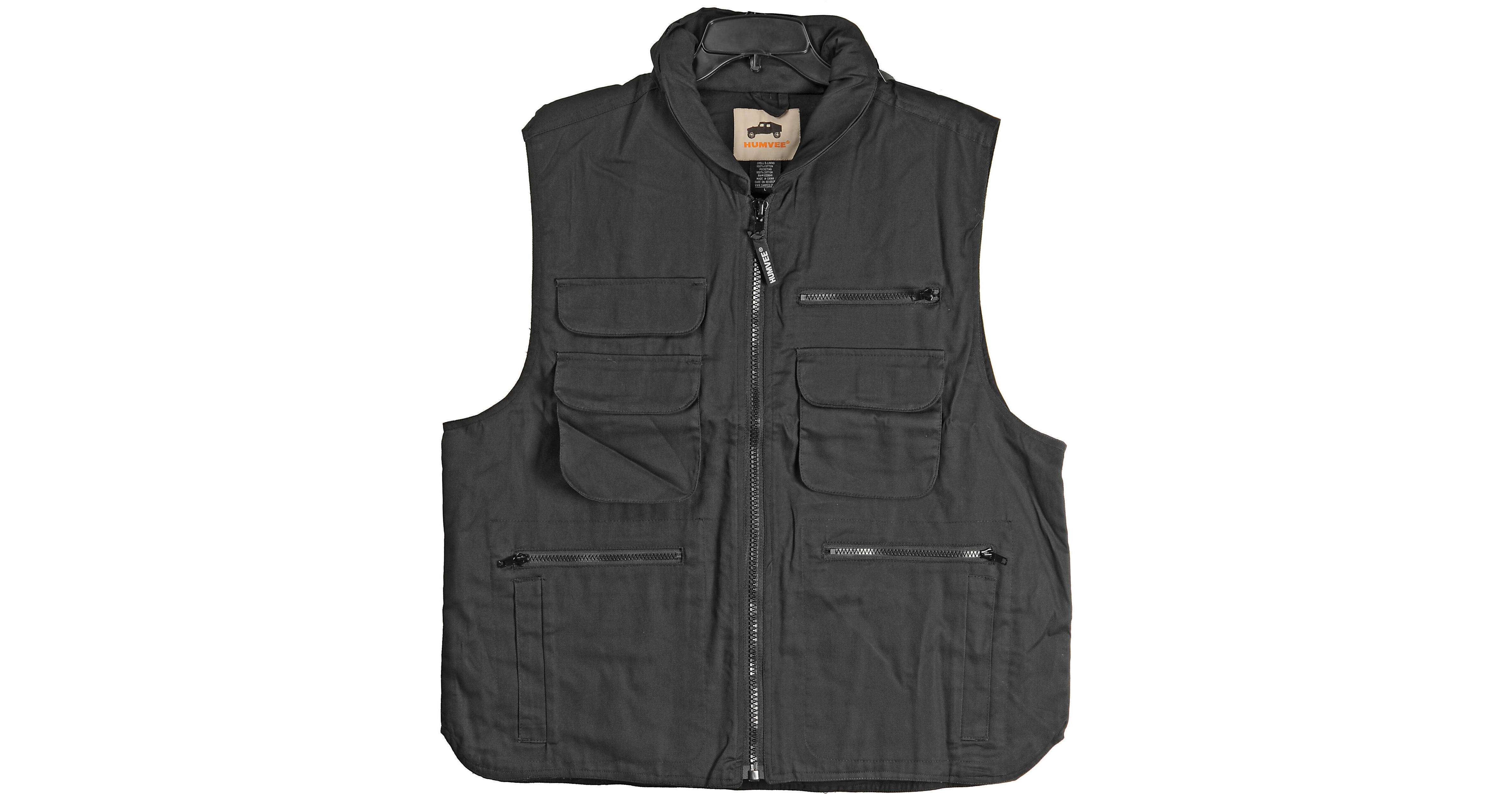 Humvee by CampCo Ranger Vest - Medium (Black) HMV-VR-BK-M B&H