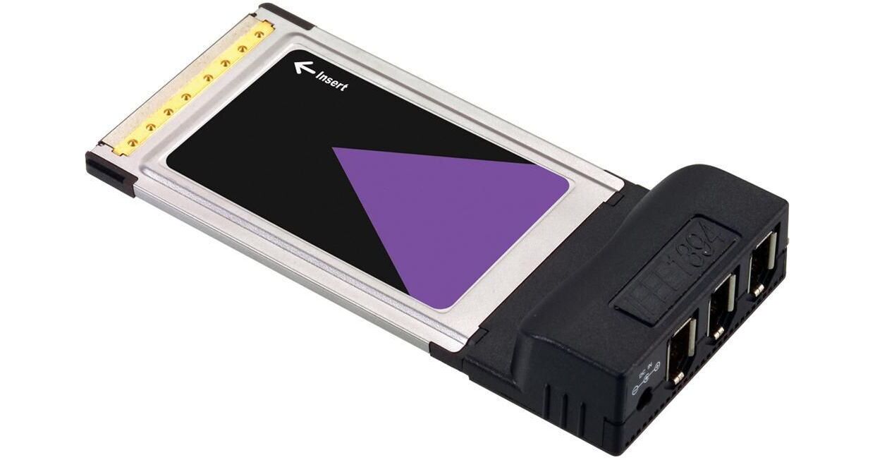 Hitachi PCMCIA400 3 Port FireWire 400 PCMCIA Card PCMCIA400