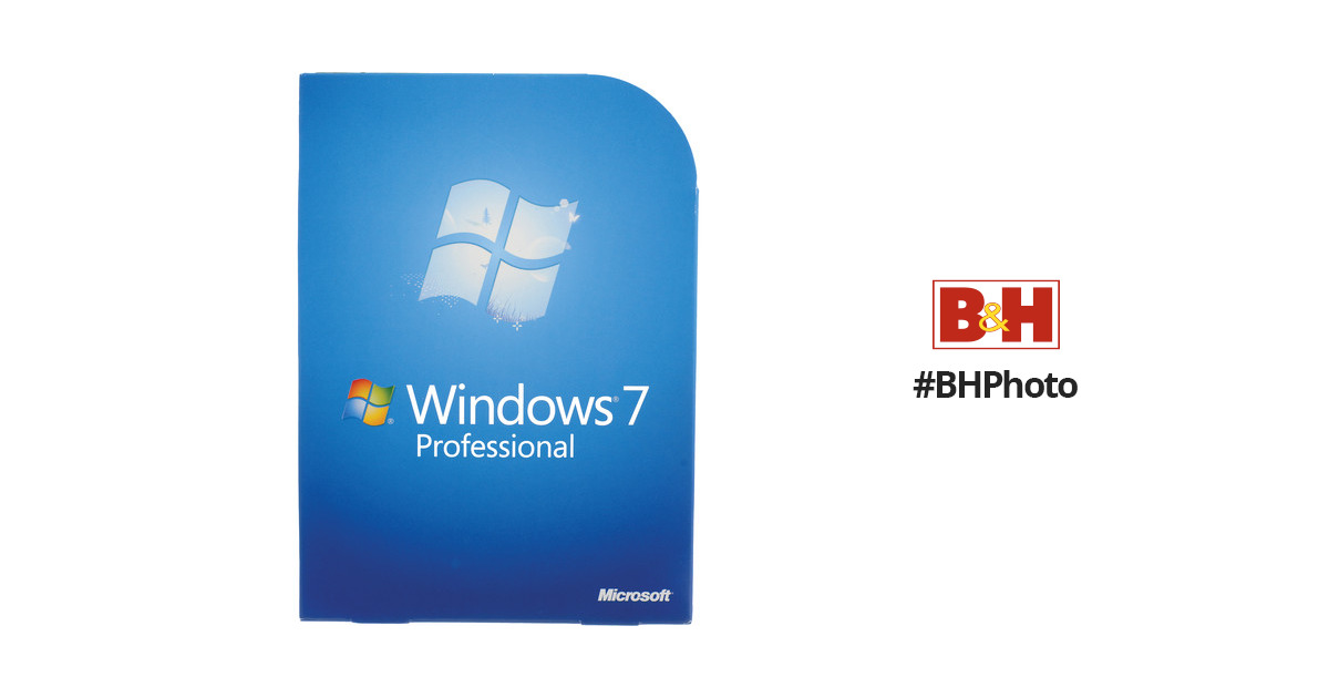 Microsoft Windows 7 Professional (32- or 64-Bit) FQC-00129 B&H