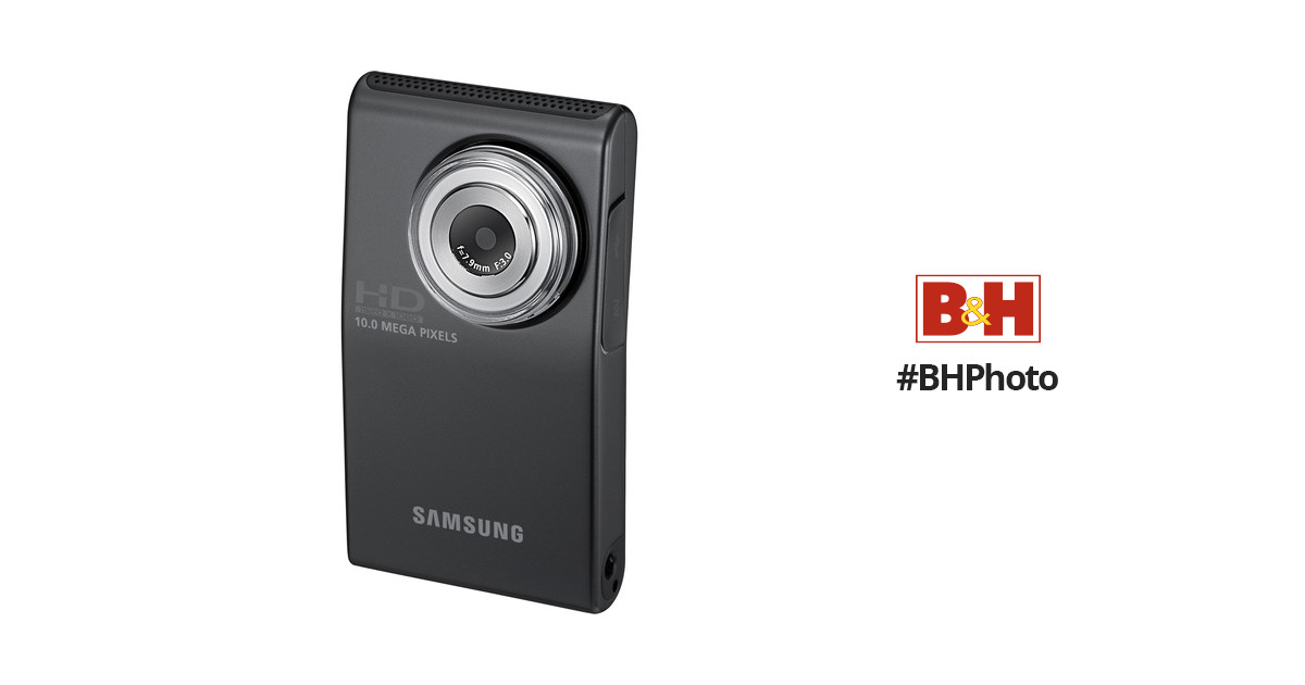 SAMSUNG HMX-U10 HD Ultra Compatto Videocamera Telecamera Nero Nuovo di Zecca * 