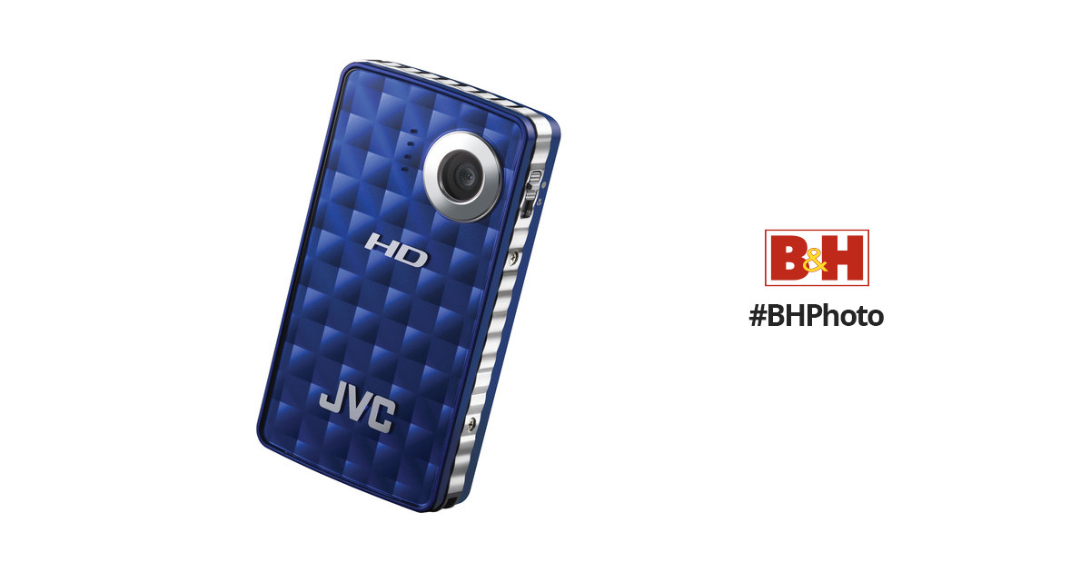 JVC PICSIO GC-FM1 HD Memory Camera (Blue Steel) GCFM1AUS B&H