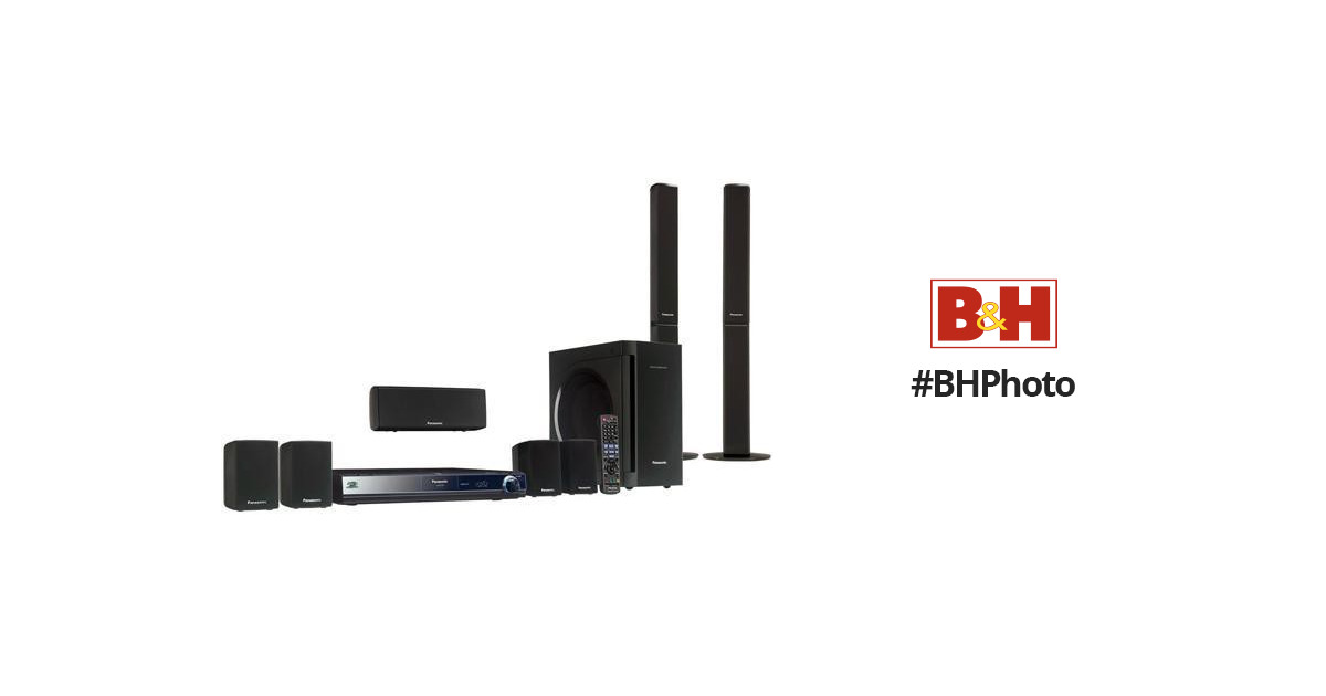 Best Buy: Panasonic 1250W 7.1-Channel Home Theater System with Blu-ray Disc  Player SC-BT300