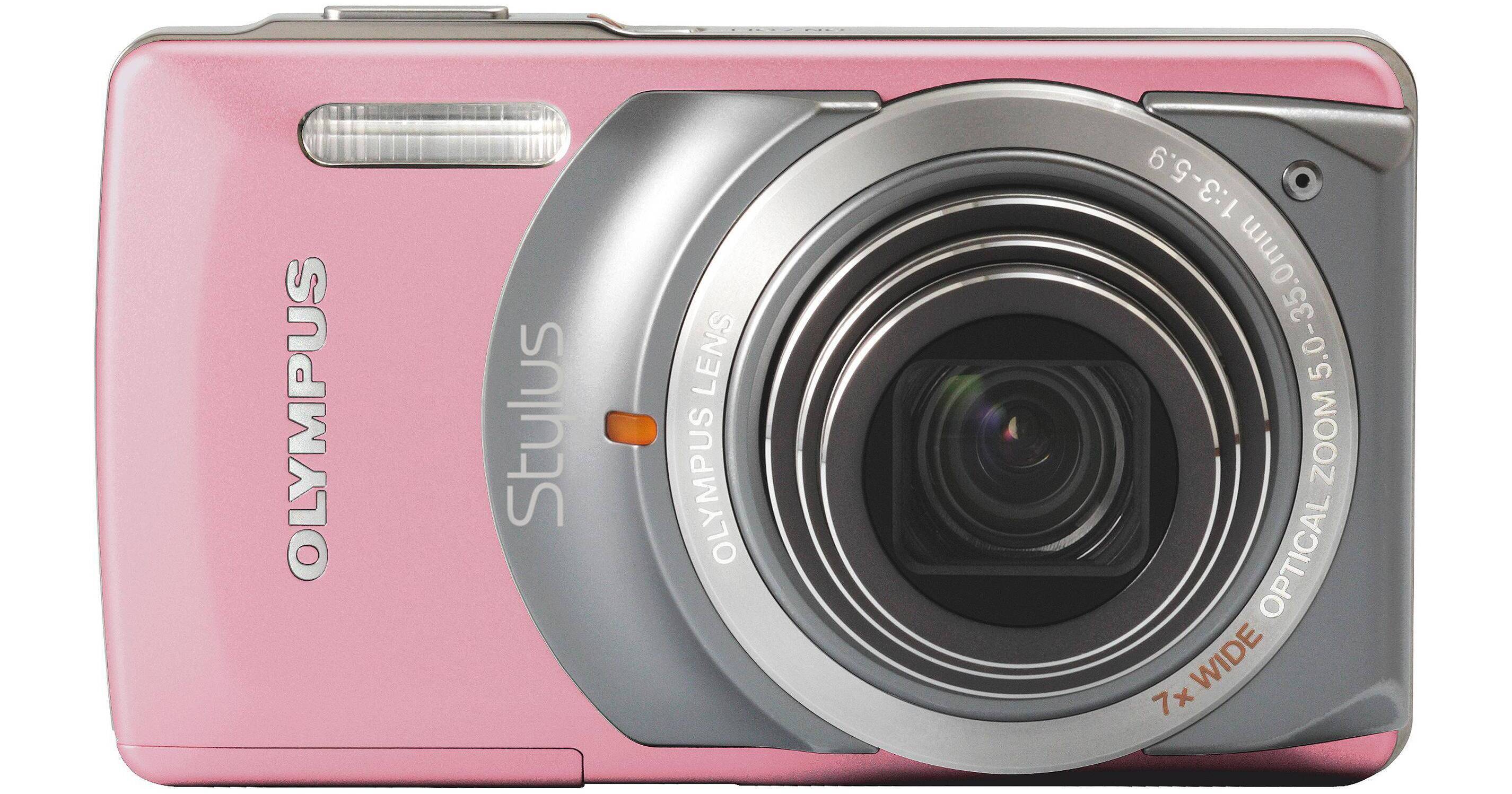 Olympus Stylus 7010 Digital Camera (Pink) 227180 B&H Photo Video