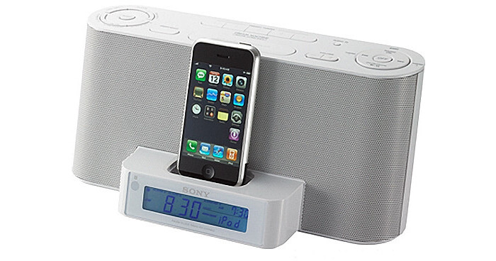 Sony ICF-C1IPMK2 Speaker Dock/Clock Radio for iPod ICFC1IPMK2WHT