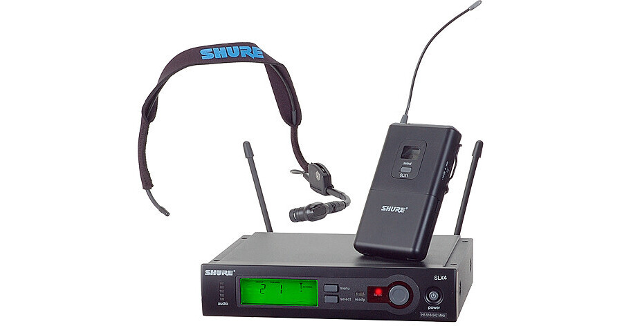 Shure SLX Standard Series - Wireless Dual Mixed SLX14/WH30-G4