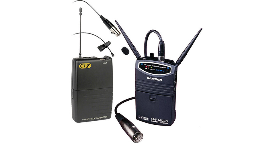 Samson UM1 Portable Wireless Lavalier Microphone System