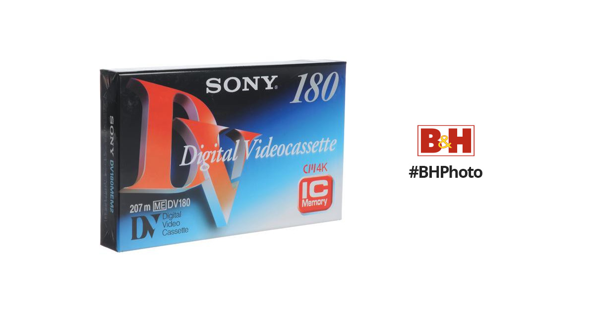 180ME Digital Video Cassette 180 Minuten Sony DV 