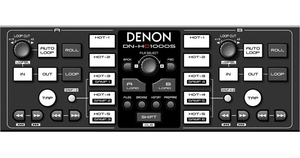 Denon DJ DN-HC1000S - MIDI Sub-Controller DN-HC1000S B&H Photo